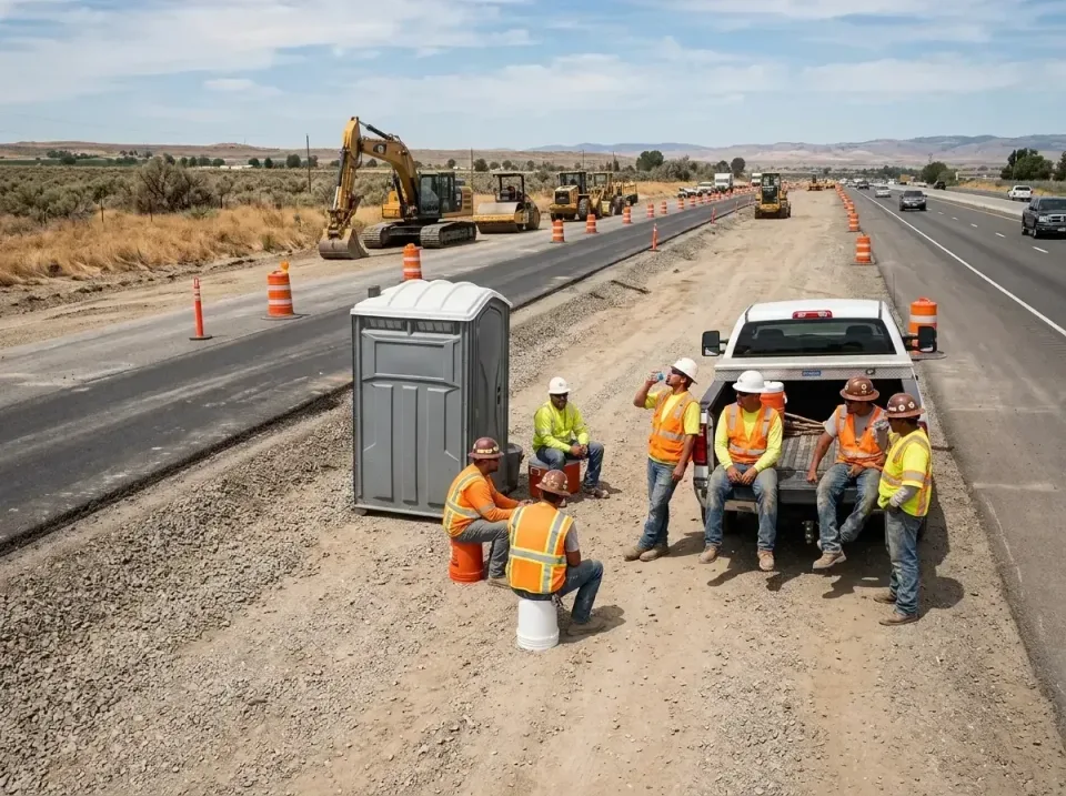 highway-road-construction-crew-007 — frequently asked questions, Porta Potty and Restroom Rentals in Blue Springs, MO